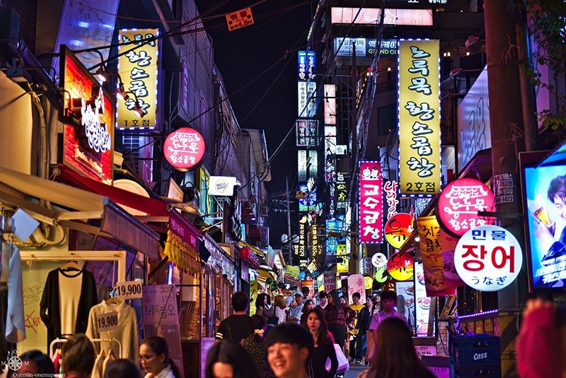 Góc phố Itaewon 