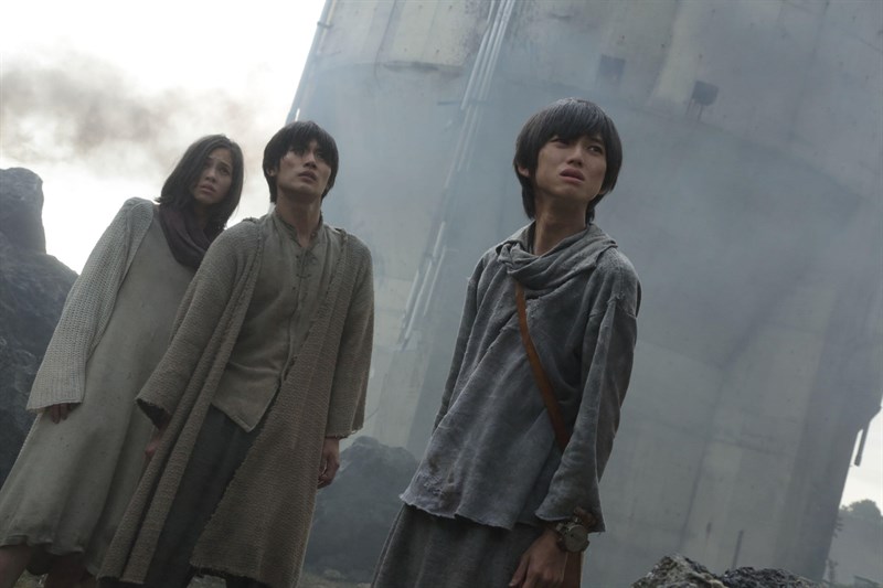 Armin Arlert, Eren và Mikasa Ackerman