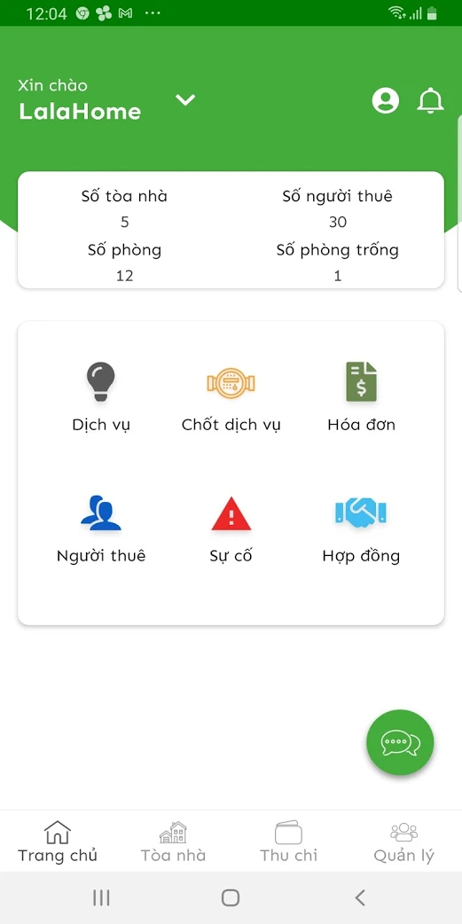 LaLaHome - Quản lý nhà trọ
