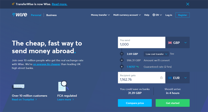 Giao diện WISE trên trình duyệt web