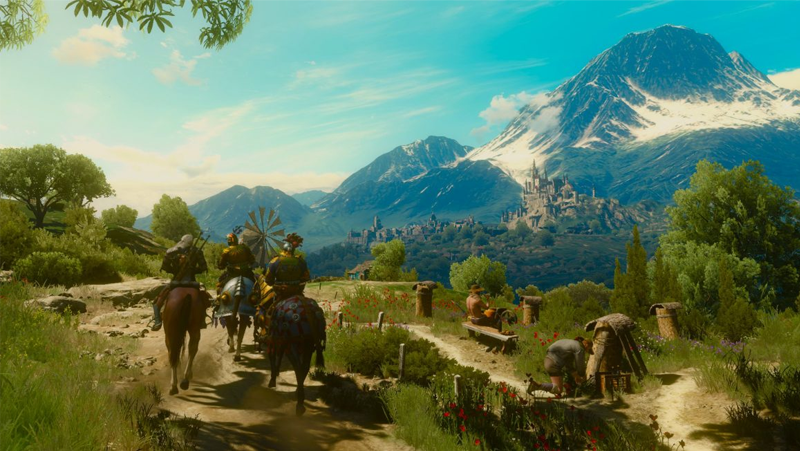 Một cảnh trong tựa game The Witcher 3