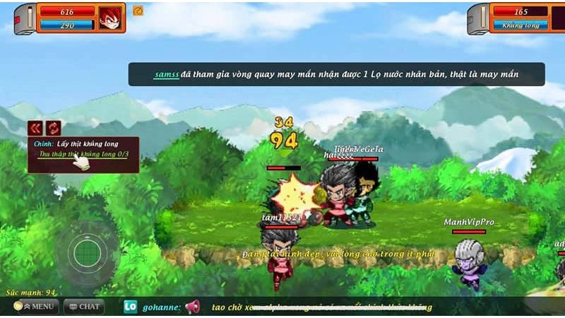 Gameplay Gọi Rồng Online