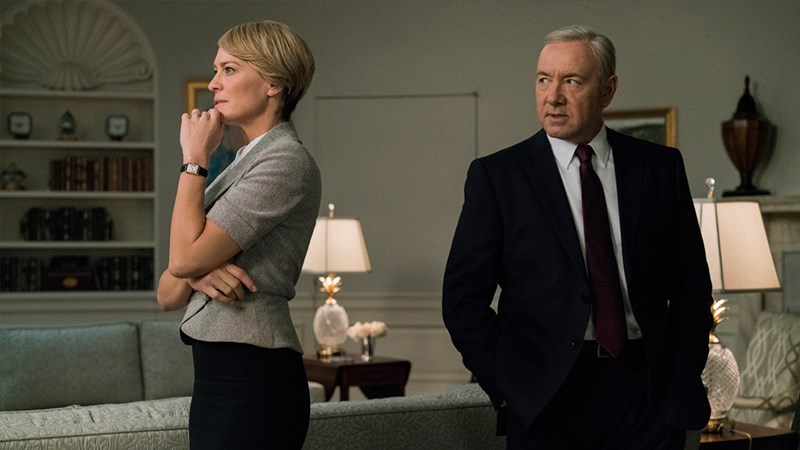 Kevin Spacey và Robin Wright