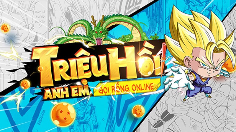 Gọi Rồng Online là tựa game MMORPG, dựa trên bộ truyện Dragon Ball do người Việt phát hành