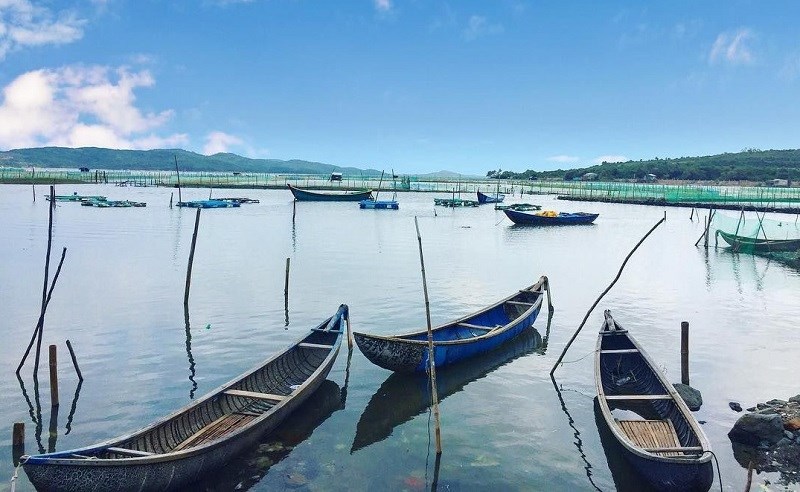 Khung cảnh yên bình ở Đầm Ô Loan