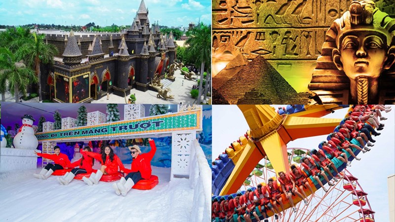 Trò chơi khám phá - khu du lịch Suối Tiên