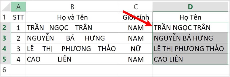 Nhấn&nbsp;Enter&nbsp;để hiển thị kết quả.