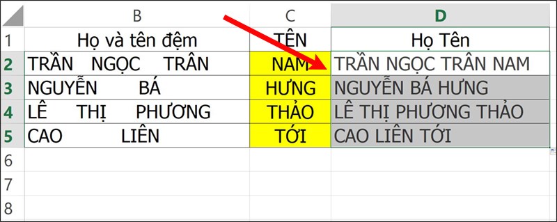 Nhấn&nbsp;Enter&nbsp;để hiển thị kết quả.