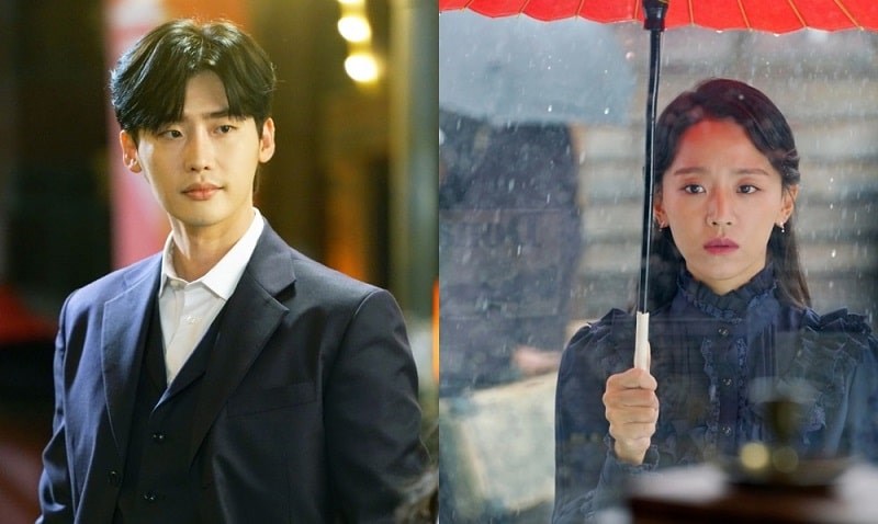 Shin Hye Sun (bên phải) và Lee Jong Suk (bên trái)