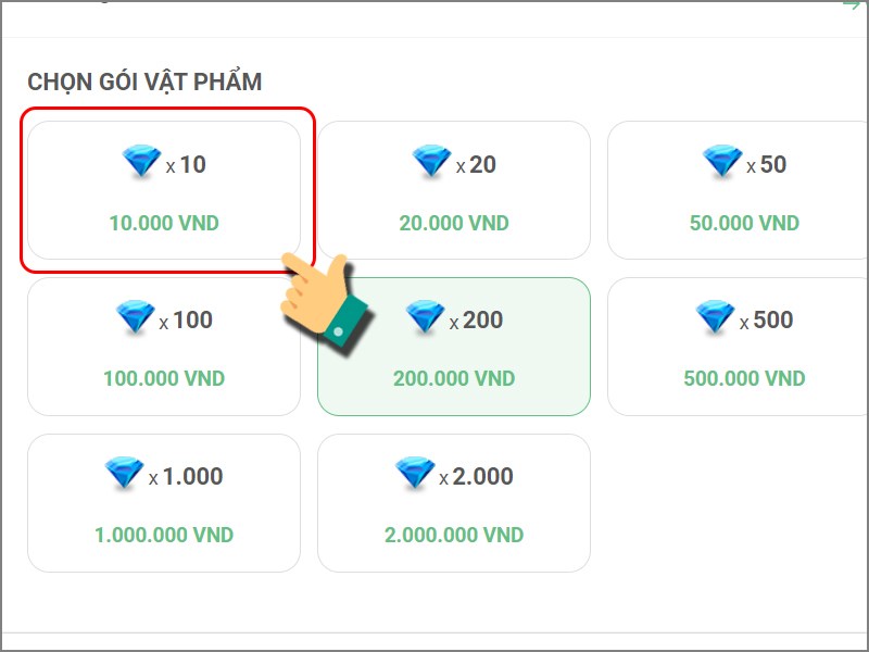 Chọn g&oacute;i kim cương