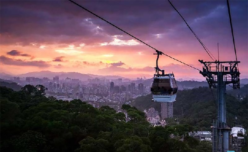 Cáp treo ở Maokong Gondola