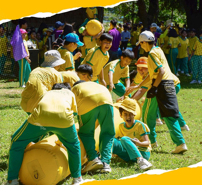 Chinh phục trò chơi team building cùng đồng đội