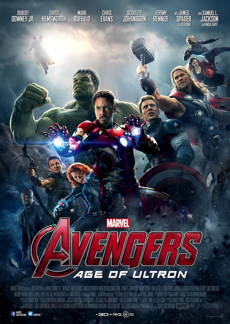 Poster phim Avengers: Đế chế Ultron
