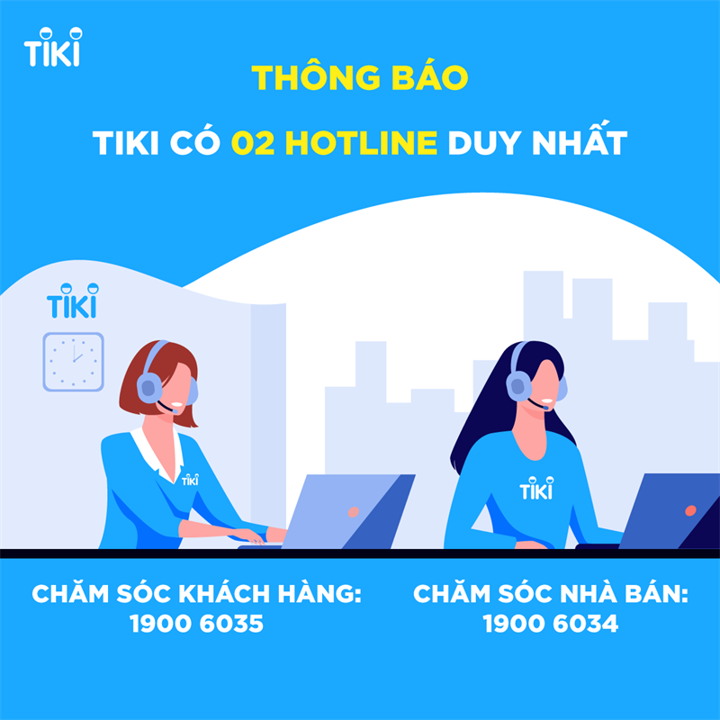 Tổng đài hotline Tiki hỗ trợ khách hàng