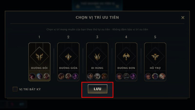 Nhấn chọn Lưu