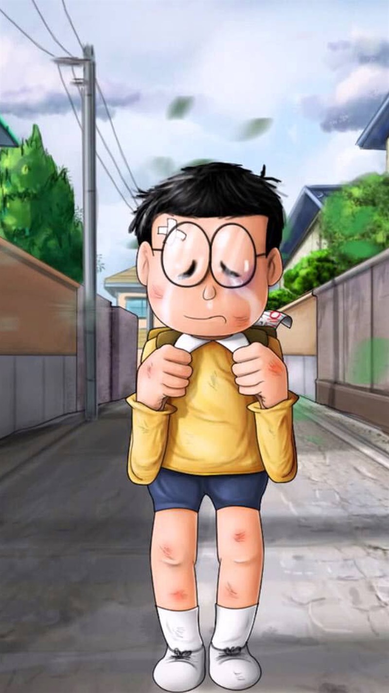 Ảnh nền Doraemon - Nobita 13 (Kích thước: 1080 x 1920)
