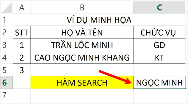 Nhấn&nbsp;Enter&nbsp;để hiển thị kết quả.