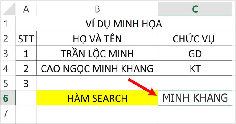 Nhấn&nbsp;Enter&nbsp;để hiển thị kết quả.