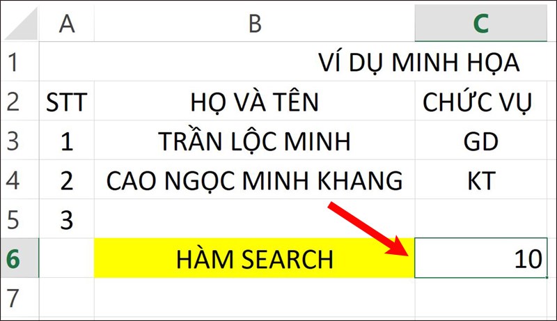 Nhấn&nbsp;Enter&nbsp;để hiển thị kết quả.