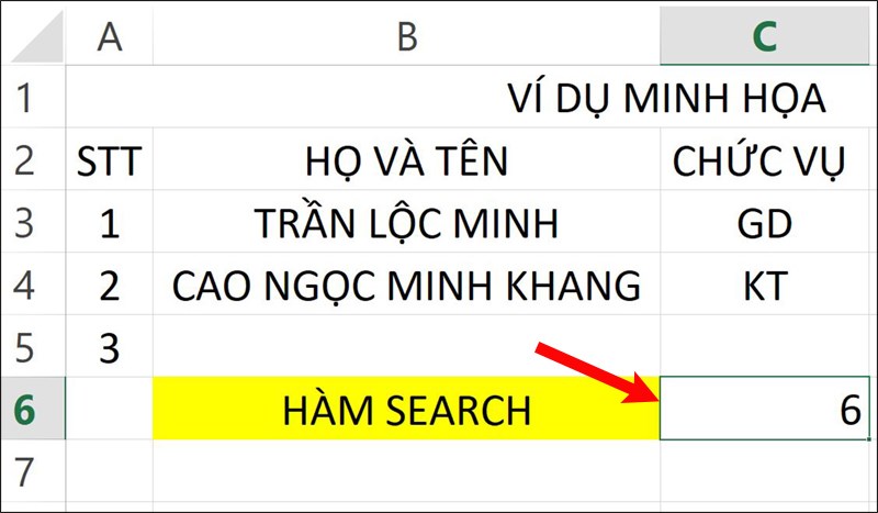 Nhấn&nbsp;Enter&nbsp;để hiển thị kết quả.