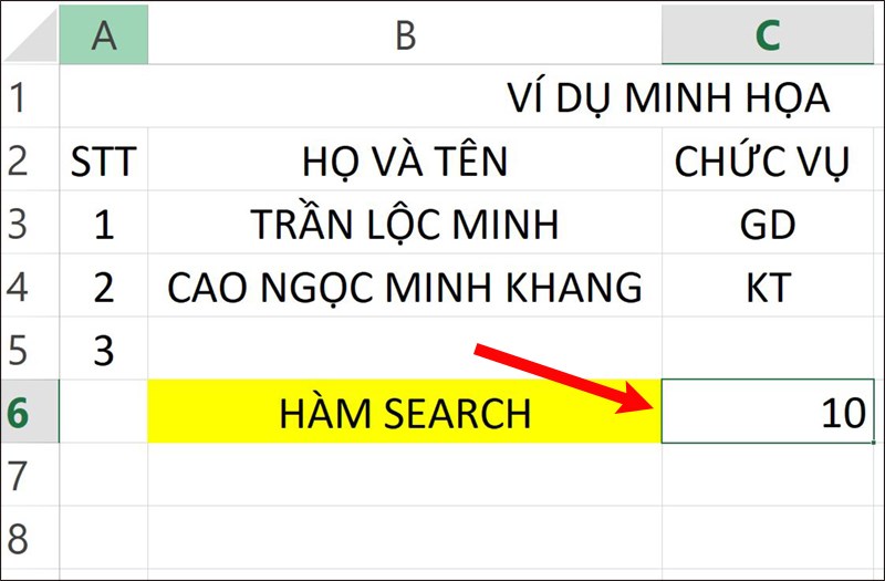 Nhấn&nbsp;Enter&nbsp;để hiển thị kết quả.