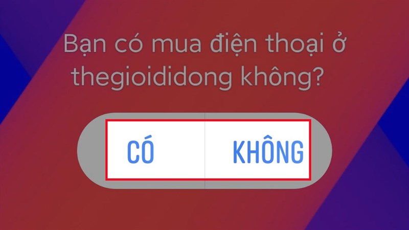 Nhấn vào 1 trong 2 câu trả lời mà bạn bè của bạn đã tạo