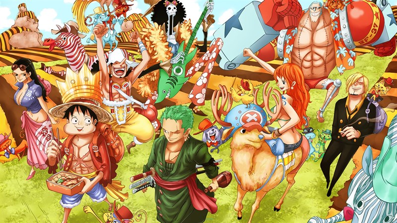 Ảnh nền hoạt hình One Piece - Đảo Hải Tặc cho máy tính 2 (Kích thước: 1080 x 1920)