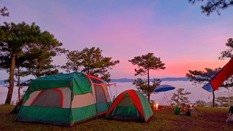 9 địa điểm cắm trại view đẹp nhất Đà Lạt