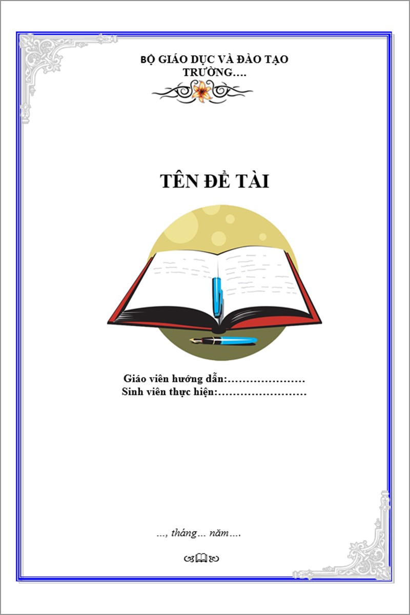 Bìa word đẹp: Với những mẫu bìa word đẹp đang chờ đợi bạn, việc tạo ra những tài liệu chuyên nghiệp và độc đáo sẽ trở nên dễ dàng hơn bao giờ hết. Hãy tạo ra những tài liệu chất lượng và thu hút với những mẫu bìa word đẹp mắt này.