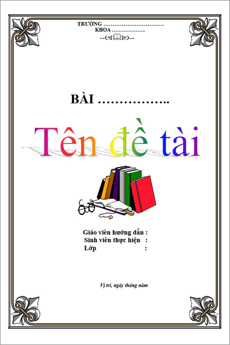 Đôi khi, một bìa Word đẹp thực sự tạo sự khác biệt và nâng cao giá trị của tài liệu bạn đang tạo ra. Vì vậy, hãy xem qua nhiều mẫu bìa Word đẹp, để lựa chọn cho mình một bìa tuyệt vời nhất.