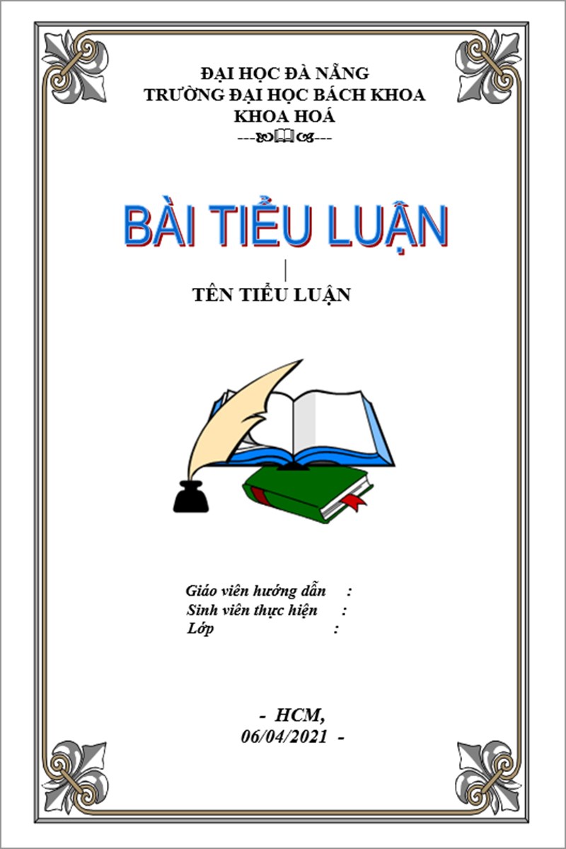 Tổng hợp 100 mẫu bìa Word đẹp miễn phí mới nhất - tải miễn phí