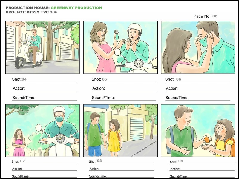 Viết kịch bản có hình minh hoạ Viết kịch bản có hình minh hoạ