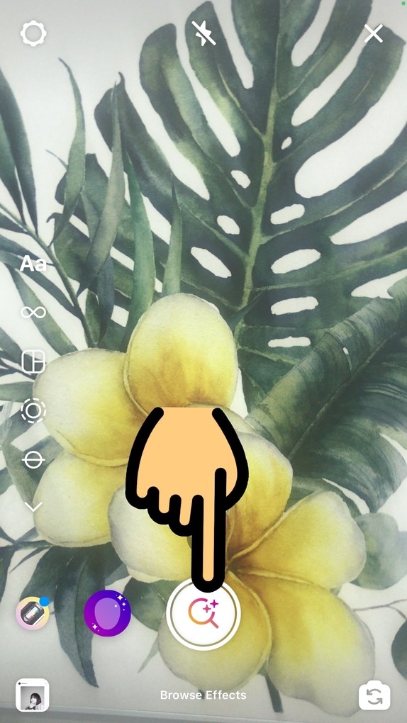 Nhấn vào mục Lướt xem hiệu ứng filter Nhấn vào mục Lướt xem hiệu ứng filter