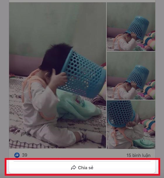 Nếu bạn muốn chia sẻ lại kỷ niệm cũ trên Facebook, bạn chỉ cần: Chọn kỷ niệm mà bạn muốn chia sẻ > Nhấn Chia sẻ.