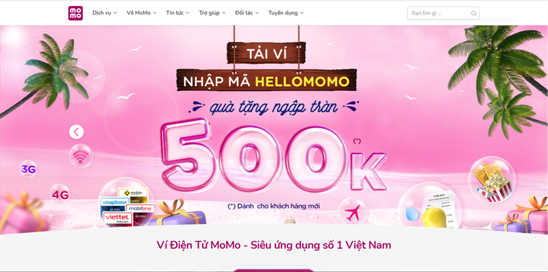 Trang web chính thức MoMo