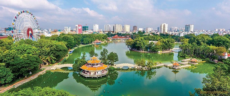 Hồ sen- Công viên văn hóa Đầm Sen
