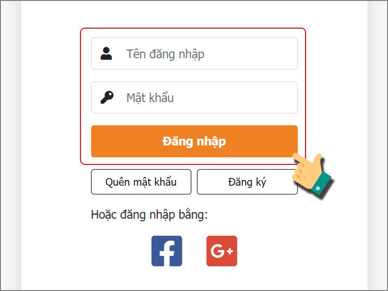 Đăng nhập t&agrave;i khoản của bạn