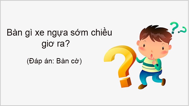 Bàn gì xe ngựa sớm chiều giơ ra?