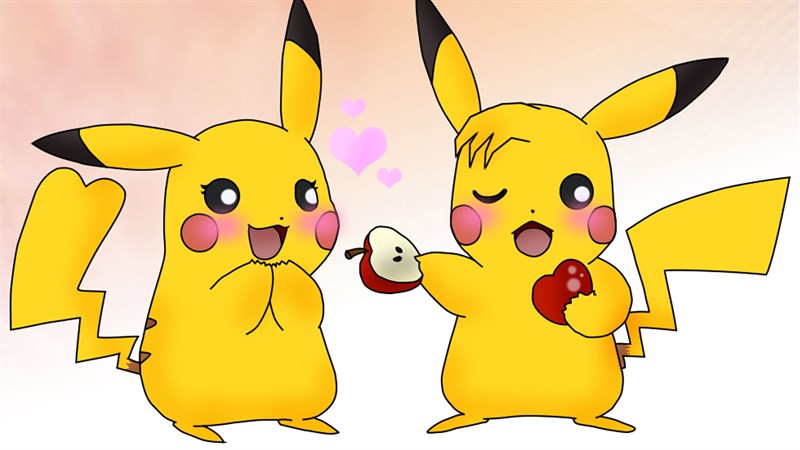 Bộ ảnh hình nền Pikachu siêu dễ thương dành cho điện thoại
