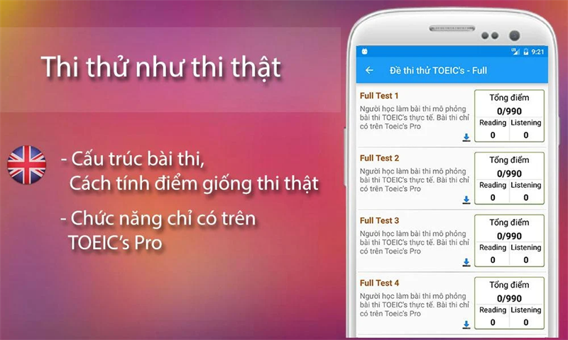 Ôn thi TOEIC®, thi thử TOEIC®