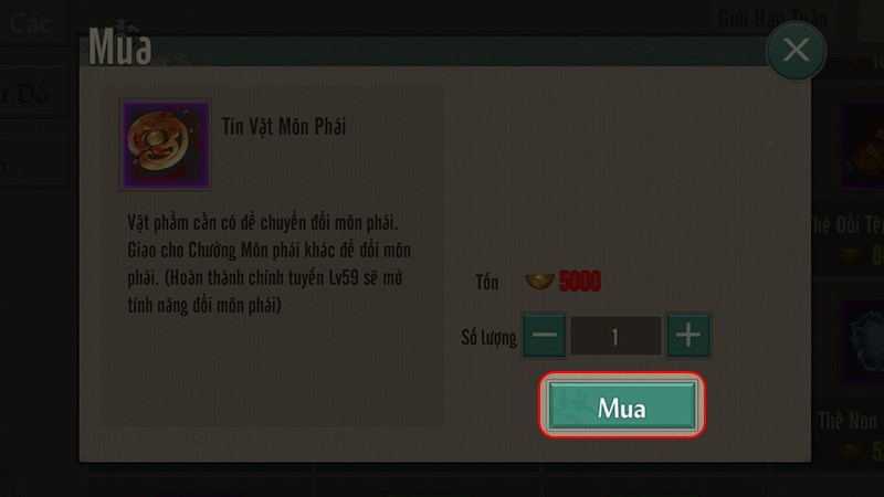 Xác nhận mua