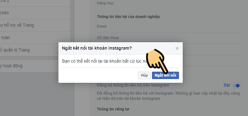 X&aacute;c nhận Ngắt kết nối