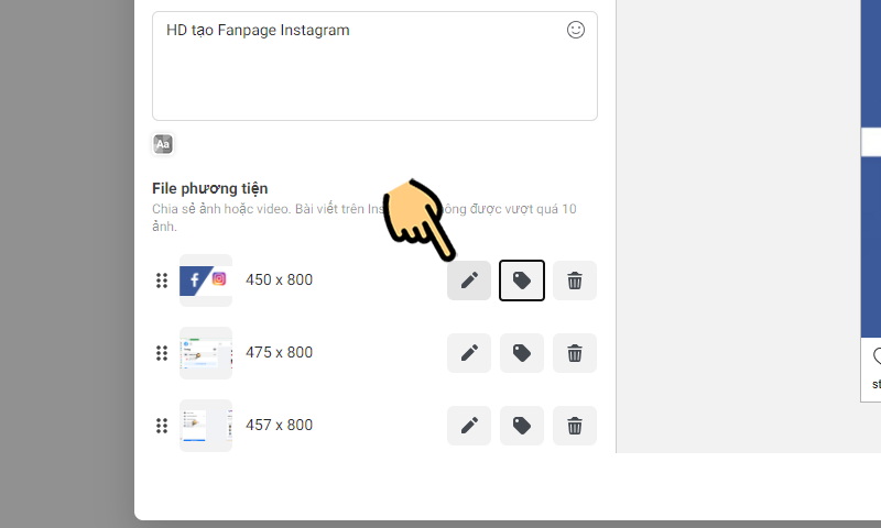 Để chỉnh sửa ảnh