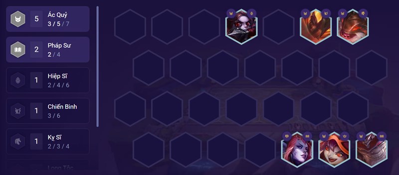 Đội hình giữa trận