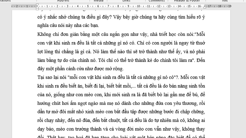 kết quả sau khi chèn