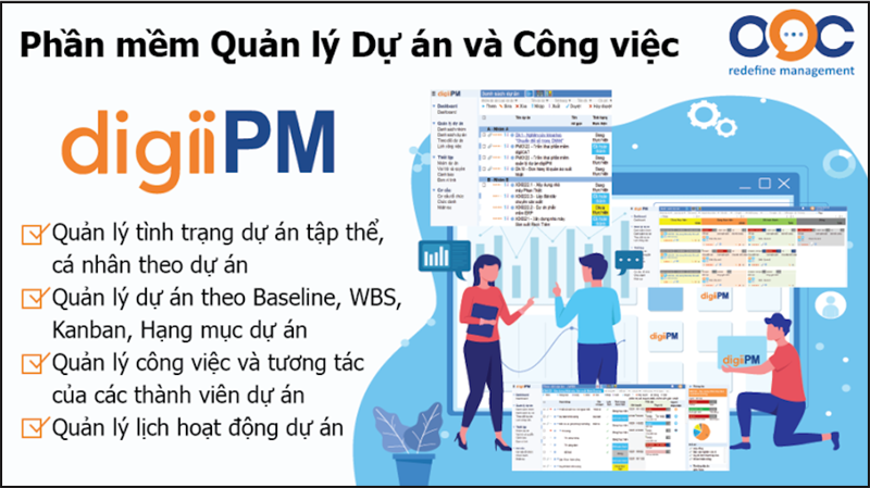 Phần mềm quản lý DigiiPM Phần mềm quản lý DigiiPM