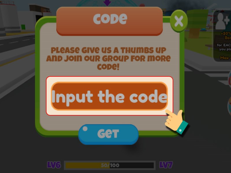 Nhập code bạn có