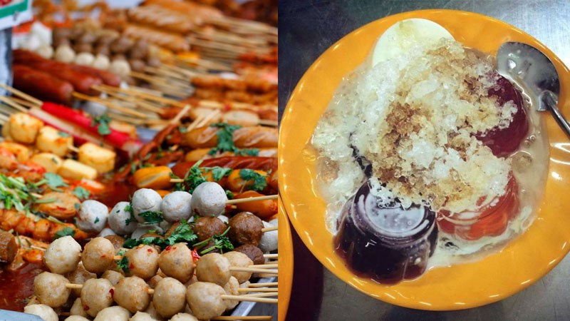 Khu ăn vặt đường 20 thước quận 4