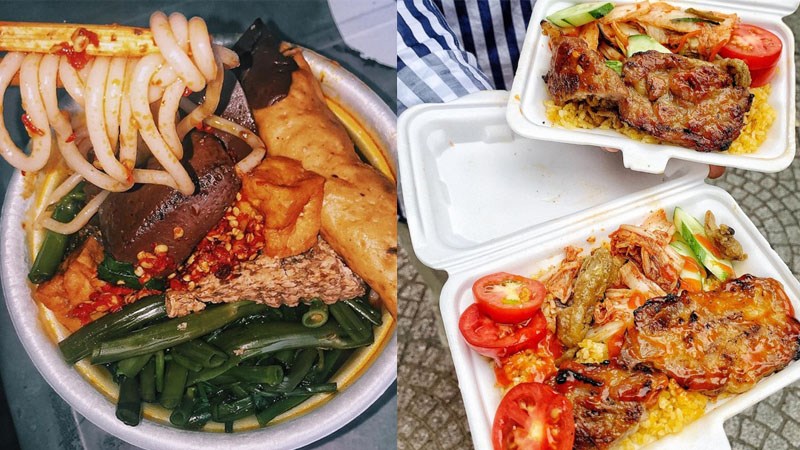 Hẻm ăn vặt 76 Hai Bà Trưng