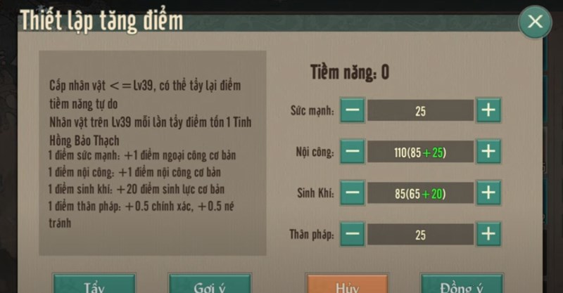 Tăng điểm tiềm năng